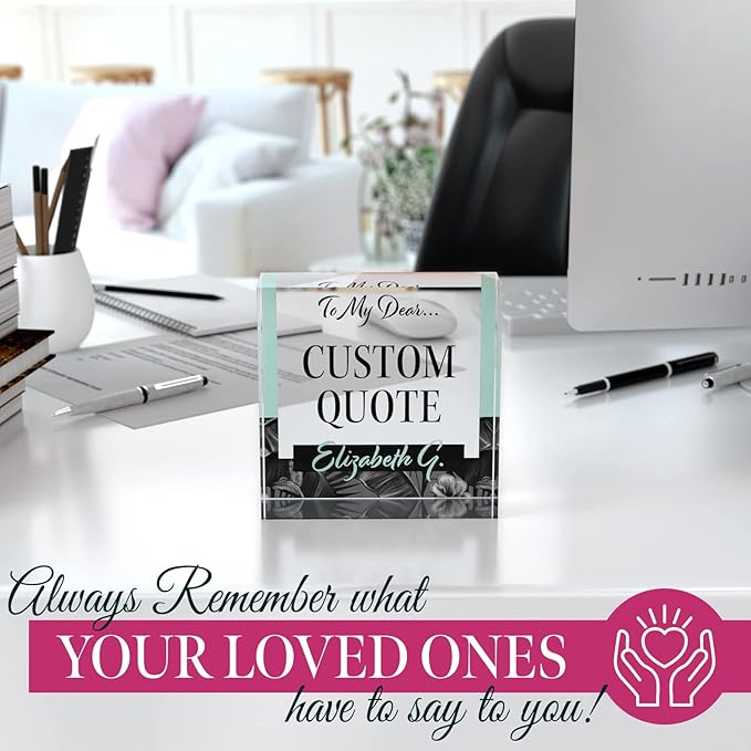 Custom Acrylic Sign Personalized, Custom Desk Name Plate, 18 Styles, - Image 4
