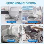 TushGuard Office/Car Seat Cushion, Non-Slip Sciatica & Back Coccyx Tailbone - Image 5