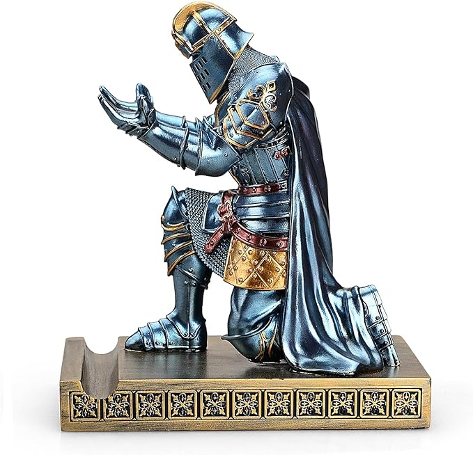 HDMbigmi King's Guard Leader Cloak Warrior Knight Pen Holder Mobile Phone Stand - Image 3