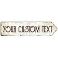 Rustic Custom Sign, Personalized Metal Signs, Gift by SigoSigns