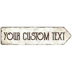 Rustic Custom Sign, Personalized Metal Signs, Gift by SigoSigns