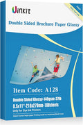 Uinkit 100 sheets Photo Paper Glossy Double Sided 8.5x11 Inkjet 37lb 140gsm Dye by UinkitHandicraftsandConservationSpecialist
