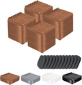 Furniture Risers, 4 Pack Bed Risers by EnjoyLifeEnjoyHappiness