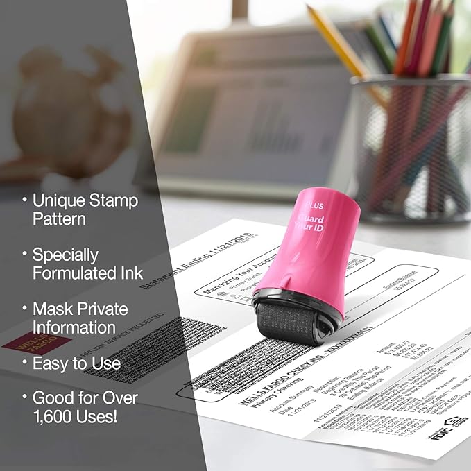 Guard Your ID Wide Advanced Roller 2.0 Identity Theft Prevention Security Stamp - Image 7