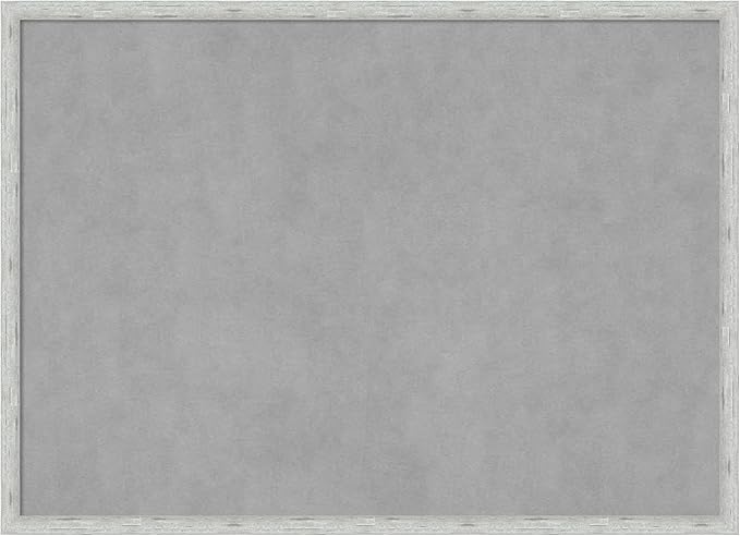 Amanti Art Silver Framed Magnetic Board 21x29 Medium Vision Board by AmantiArt