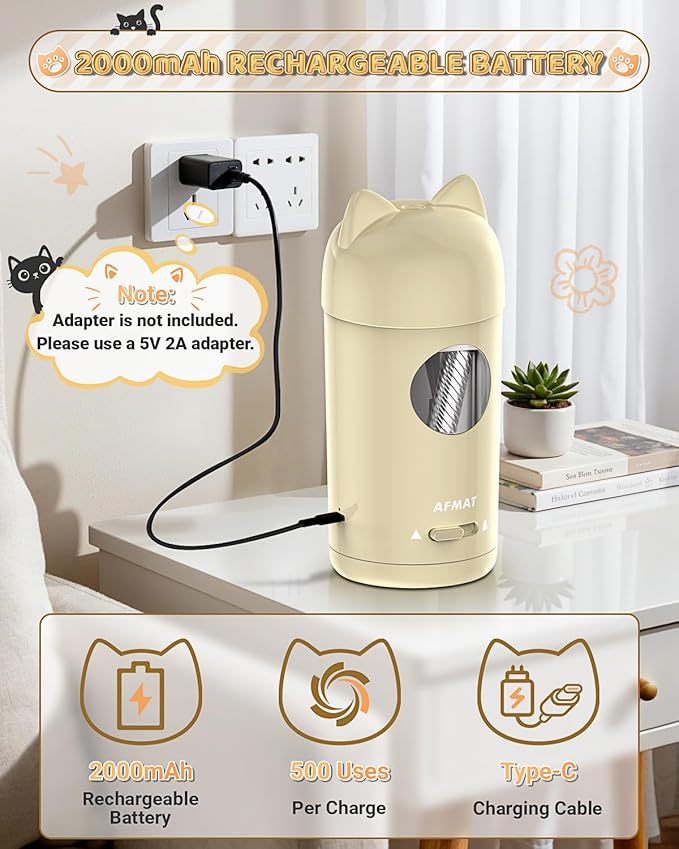 AFMAT Electric Pencil Sharpener, Colored Pencil Sharpener - Image 6