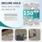 150 PCS Flat Clear Short Push Pins - Image 3
