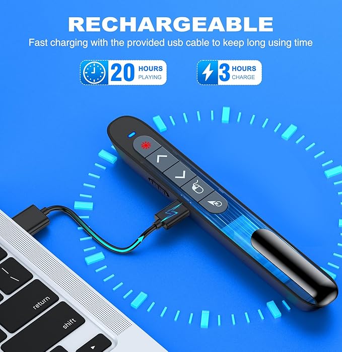 2 in 1 USB Type C Wireless Presenter Remote - Image 5