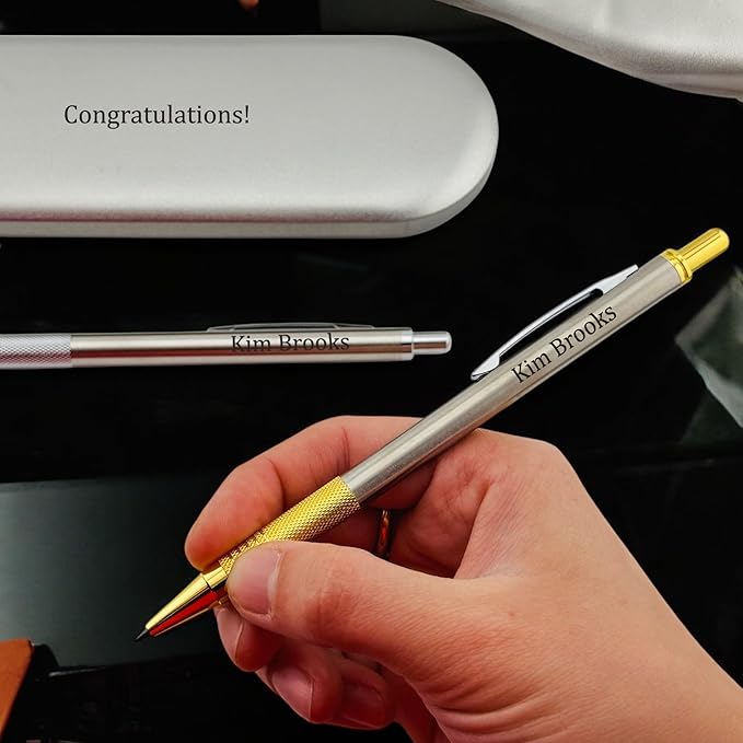 Custom Engraved Mechanical Pencil – Personalized 2.0mm Refillable Drafting - Image 6