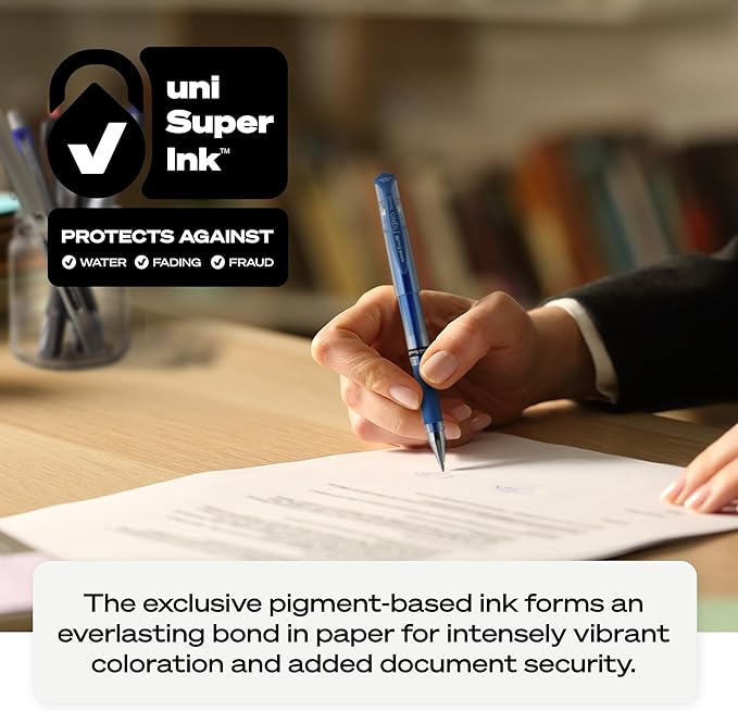 uniball Signo Gel Impact Pens, Bold Point, 3 Pack - Image 6