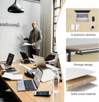 JEHUJD Conference Table, 55.1''Folding Conference Room Table - Image 7