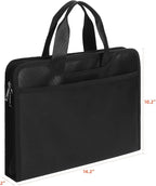Fireproof Accordion File with Handle, Expandable File Folder Organizer - Image 3