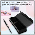 Olutacot 21 Pcs Pen Gift Boxes Empty Black Ballpoint Pen Gift Box - Image 3