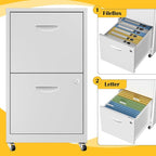 SteeLoong 2 Drawer File Cabinet - Image 7