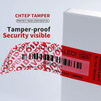 ChtepTamper 100 Pieces Total Transfer Tamper-Evident Stickers Security Labels - Image 6