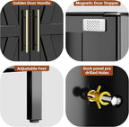 SUPEER Metal Wardrobe Cabinet - Image 4