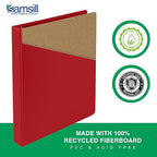 Samsill 0.5 Inch 3 Ring Binder, Made in USA, Economy Round Ring, 100 Sheet - Image 5