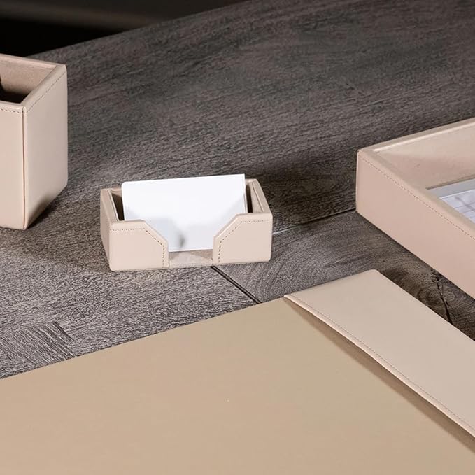 DACASSO Bonded Leather Desk Set - Image 9