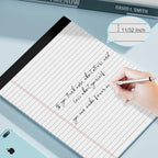 AILZFEI 12 Pack of Legal Pads 8.5 x 11 Wide Ruled Writing Pads 8.5" x 11.75" - Image 4