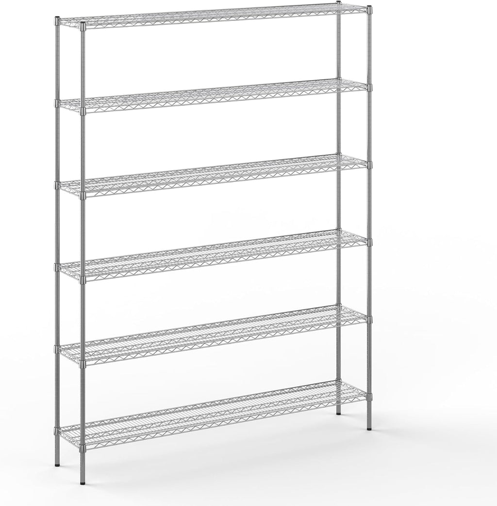 Regal Altair 14" Deep x 72" Wide x 96" Height Wire Shelving Kit | 6-Tier | NSF