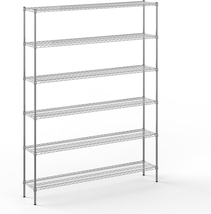 Regal Altair 14" Deep x 72" Wide x 96" Height Wire Shelving Kit | 6-Tier | NSF by Regal+Altair