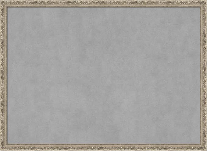 Amanti Art Silver Framed Magnetic Board 22x30 Medium Vision Board by AmantiArt