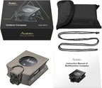 Anbte Compass Hiking Survival, IP65 Waterproof Metal Compass - Image 9