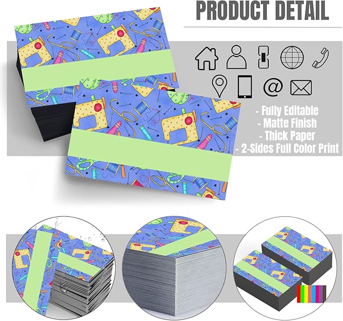 Custom Business Cards Double-Sided Personalized Stationery | Professional - Image 2
