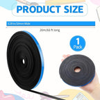 AmazingSpark Magnetic Tape Roll Thin Strips, 0.39 Inch x 66 Feet Magnetic Board - Image 2
