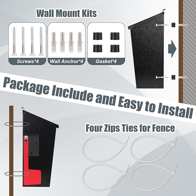 KYODOLED Wall Mount Mailboxes for Outside - Image 6