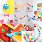 Livholic 100 Pack Heavy Duty Paper Colored Cardstock Front Back Different Color - Image 6