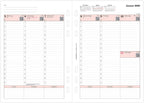 Filofax Calendar A5 Prof.1 Week on 2 Pages (German) 2026