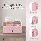Wisuce Bamboo Mail Organizer Countertop Desktop - Image 4