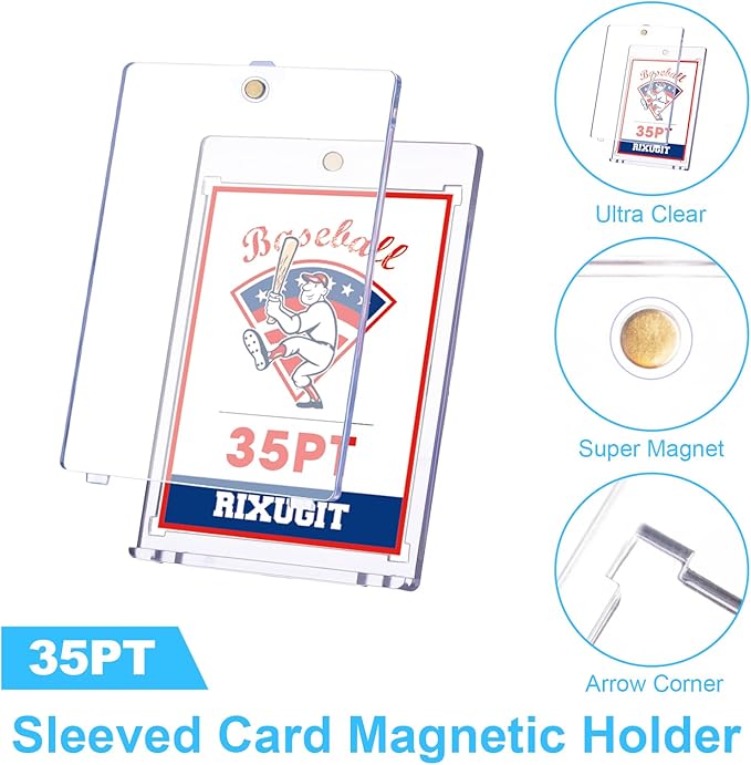25-Pack Sleeved Card Magnetic Holders - Image 3