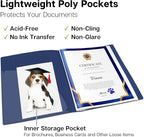 Dunwell Presentation Binder 60-Pocket, Displays 120 Pages, 8.5x11 Portfolio - Image 4