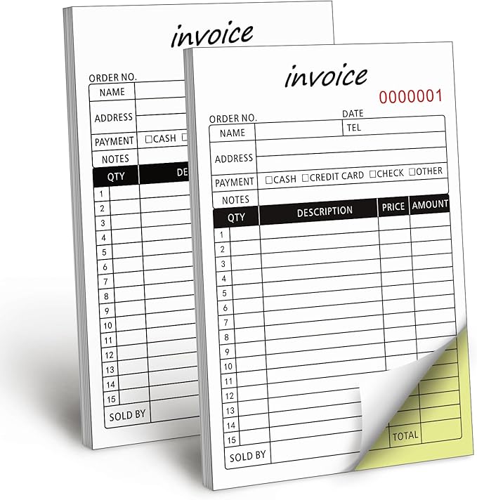Homvle Invoice Receipt Book by Homvle