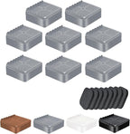 shouwuhho Furniture Risers, 8 Pack Bed Risers by EnjoyLifeEnjoyHappiness
