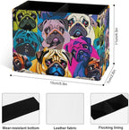 Famame Colorful Pug Dogs Funny Puppy Pencil Holder - Image 2