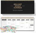 MOSA BEAR Undated Weekly Planner, 60-Week Horizontal Layout Desk Planner Daily by Unknown