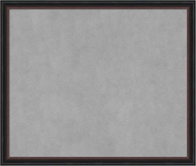 Amanti Art Black Framed Magnetic Board 22x26 Medium Vision Board by AmantiArt