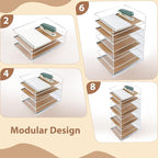 4 Pack Acrylic Paper Tray Organizer - Image 2