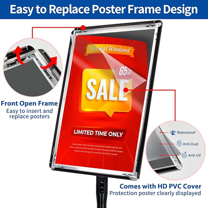 VAIIGO Adjustable Sign Holder Stand - Image 5