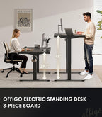 OffiGo 71 Inch Executive Electric Standing Desk, Height Adjustable Desk - Image 3