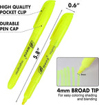 Buecs Highlighters Bulk Pack, Chisel Tip, Fluorescent Yellow, suitable - Image 3