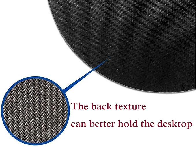 Round Mouse Pad, Anti Slip Rubber Round Cute Turtle Mousepads Desktops Gaming - Image 3