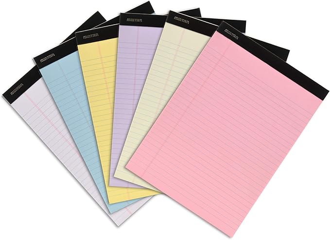 Mintra Office Legal Pads, 8.5in x 11in, Wide Ruled)) by Mintra