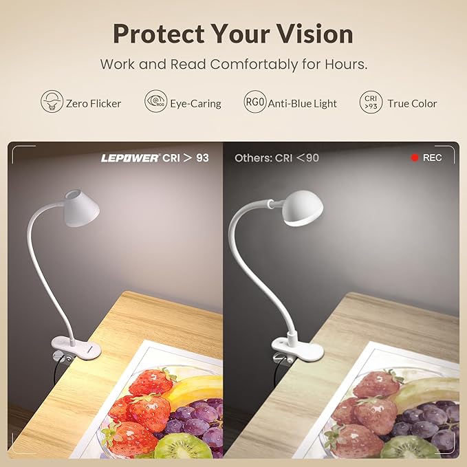 LEPOWER Clip on Light, Reading Lights - Image 5