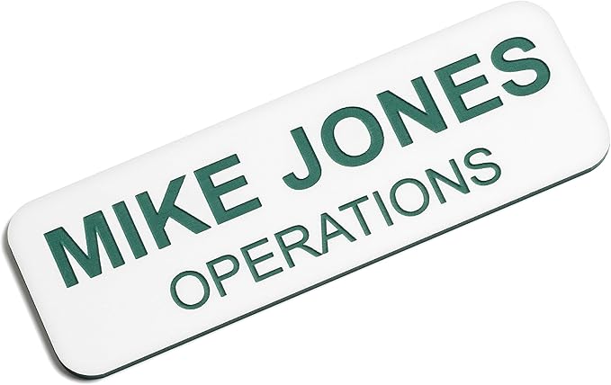 Custom Engraved Name Tag Badges – Personalized Identification by ProvidenceEngraving