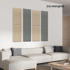Olanglab Fiberglass Acoustic Wall Panels 4 Pack, 11.8'' x 23.6'' Sound Panels - Image 9