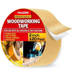 Trazon Double Sided Woodworking Tape Super Strong, 2 Inch x 120 Feet, Wood by TrazonProducts